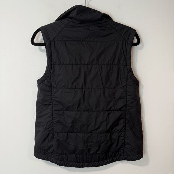Oiselle Women's Running Vest Fleece Backing Puffer Black Full Zip Active Medium - Picture 4 of 8